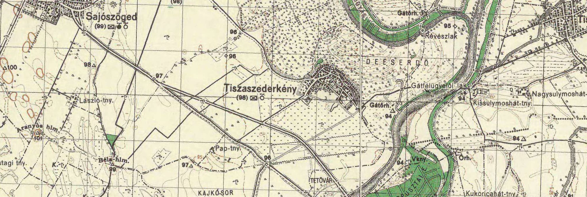 Tiszaújváros és környéke